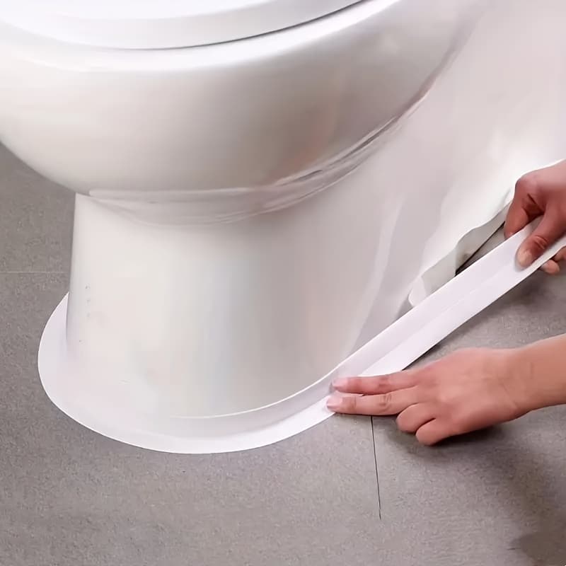 TEMU 1 Roll Of White Sealant Tape Designed For Kitchens And Bathrooms, Ideal For Covering Around Sinks, Toilets, And Walls