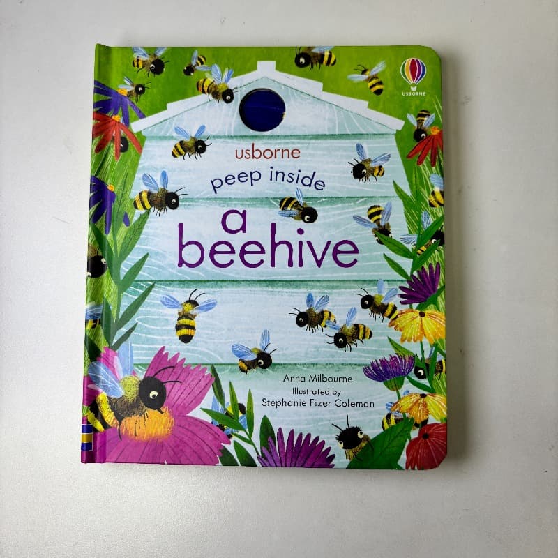 TEMU 1. "bees" English | Made Of Cardboard, With Foldable Inner Pages, Colorful Illustrations And Vivid Images. The Foldable Inner Pages Can Curiosity And Desire For Knowledge