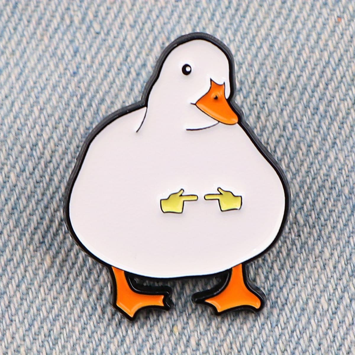 TEMU Lapel Enamel Pin And Brooch Badge Pin For Backpacks And Bags, Alloy, Silicone Back , Cool Decoration, Friend Gift, 1pc, , Durable, Fashionable Accessory For Everyday Wear