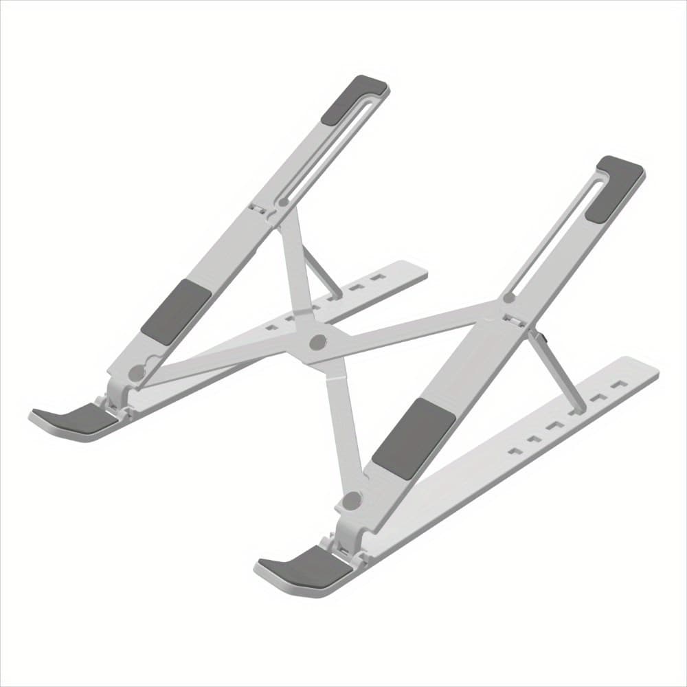 TEMU Laptop Stand For Desk, Adjustable Aluminum Foldable Portable Computer Stand, Compatible With Macbook , , , Dell, More 10-15. And Tablets