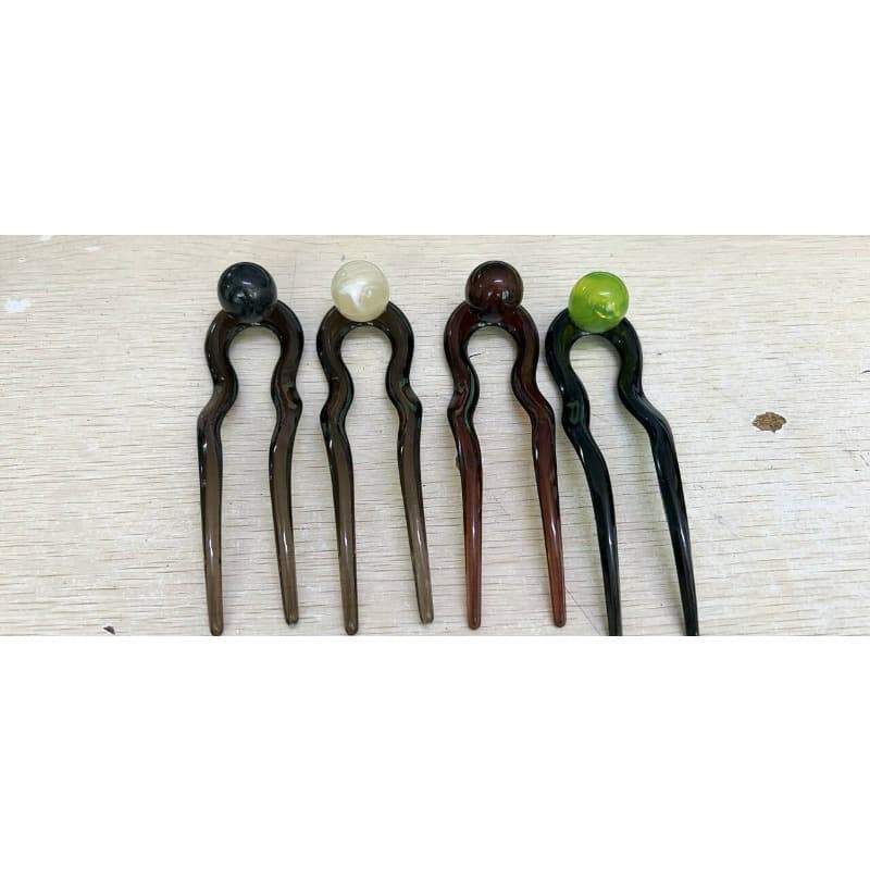 TEMU 4-pcs Vintage Pearl Hair Sticks And Hairpins | Ladies' Updo Hair Bun Maker, Fashion Full Hairdressing Set – Singlepc Hair Clip, High-end , Essential, For Commuting/dating/daily Styling