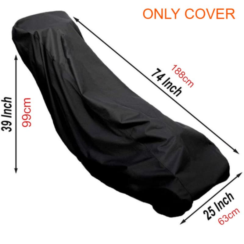 TEMU Lawn Mower Cover, Waterproof Push-type Mower Protective Cover, Universal Oxford Cloth Mower Cover, Featuring Dustproof And Uv-resistant , With A Drawstring Design