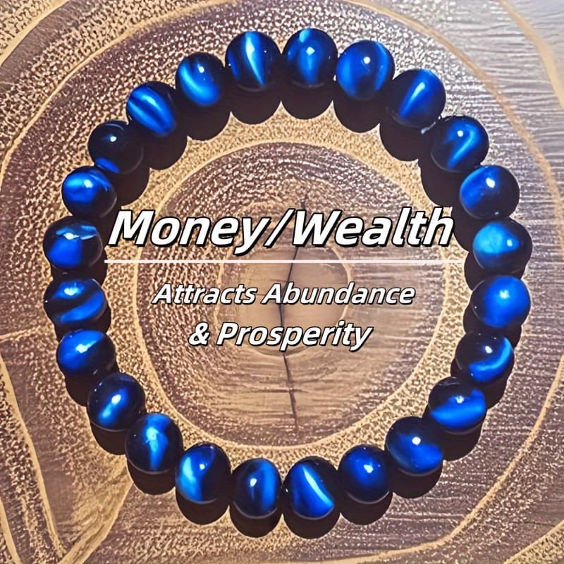 TEMU Eye Stone Bead Bracelet - Effect, Layered Wisdom & Decisiveness Symbol, Minimalist Elegant Design For Daily Wear & Christmas Gifts,