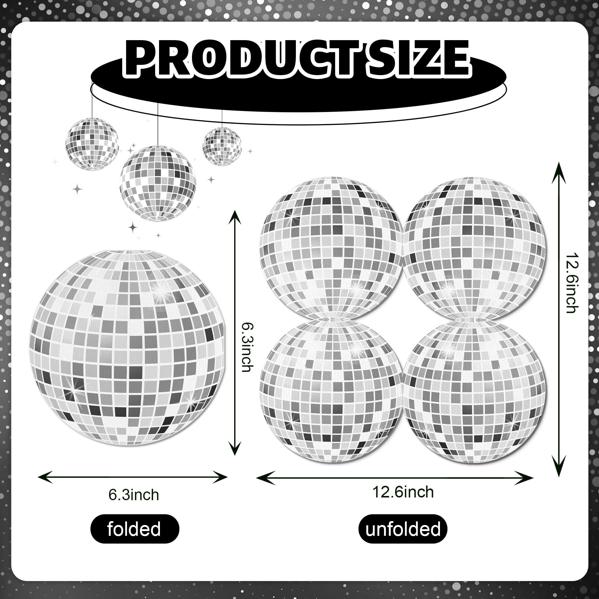 TEMU Set Of 20 Disco Ball Napkins Perfect For Parties With A Disco Theme, Events, And Evening Celebrations, Bringing A Vibrant And Sparkling Atmosphere