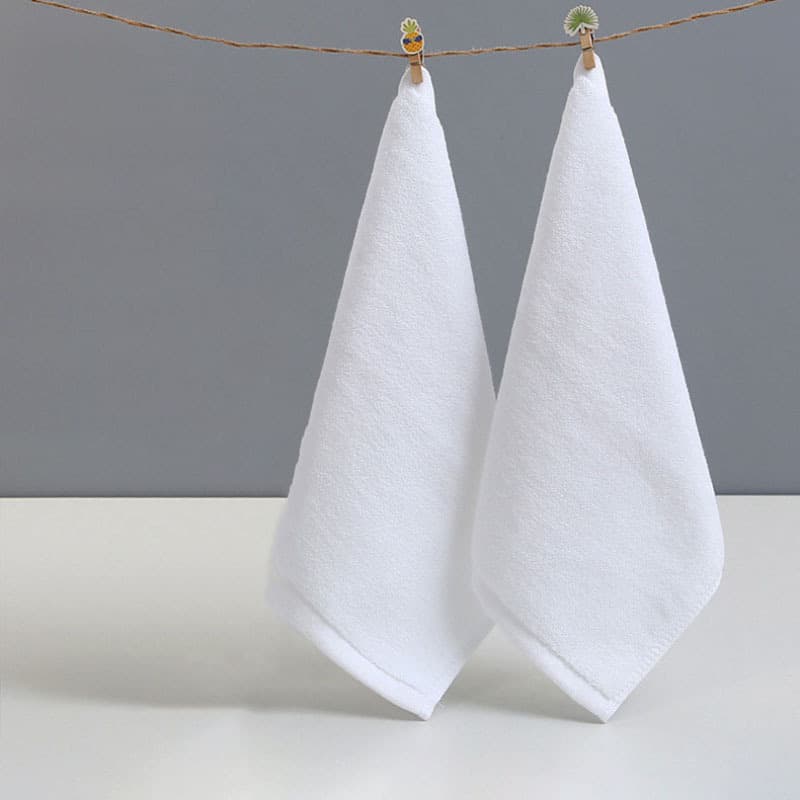 TEMU 6pcs, 12"x12" 50g Square Hand Towel For Hotels And , 21-ply White Cotton Disposable Small Square Towel, Soft And Absorbent Washcloth, High Quality Hotels, , Bathrooms & Kitchen, Wash Cloths