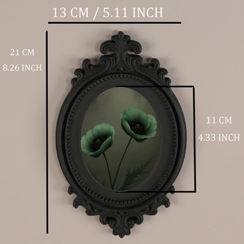 TEMU Poppy Flower Home Decor Vintage Style Wall Decor Indoor/outdoor Decor Hanging Wall Background Decor Photo Wall No Drilling Required