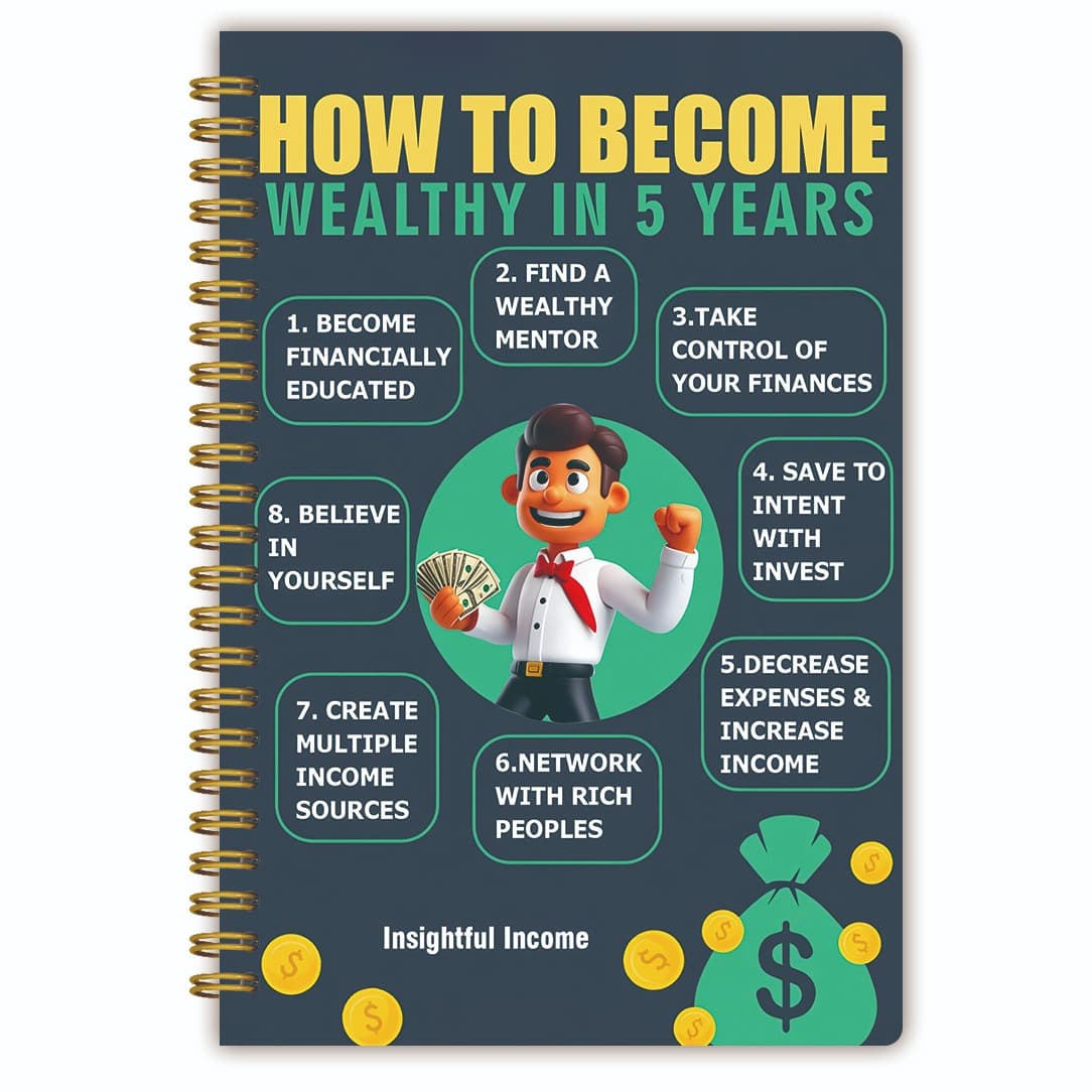 TEMU Personal Organizers 1pc 1pc 1pc 1pc - Wealth And Notebooks: Spiral-bound Budget Journals With Financial Tracking Pages, Suitable For Budgeting, Investing, Debt Repayment - Portable Tools