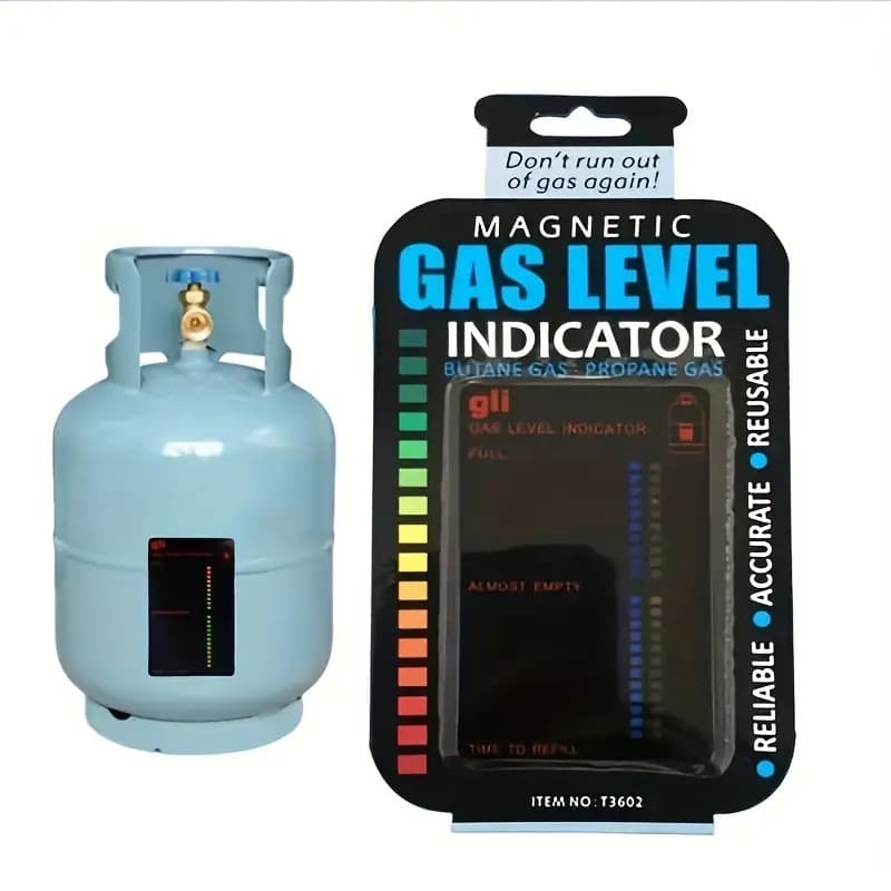 TEMU Magnetic Gas Level Indicator For Propane& Butane Lpg Cylinders- Temperature Measurement Stick For Rvs And Trailers, No Battery Required