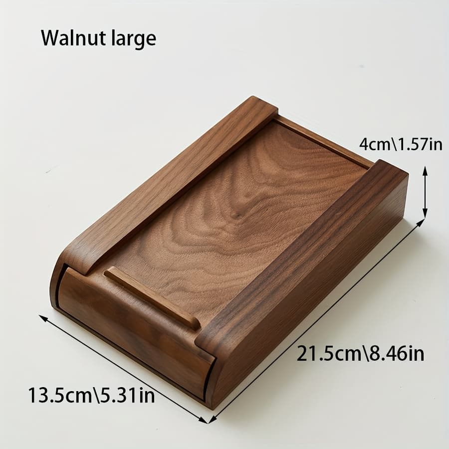TEMU Advanced Walnut Drawer Under Desk | Hidden Compartment Items |self Adhesive With Sliding Design | Minimalist Pen, Pencil, And Office Supplies Organizer | Solution To Save Desktop Space
