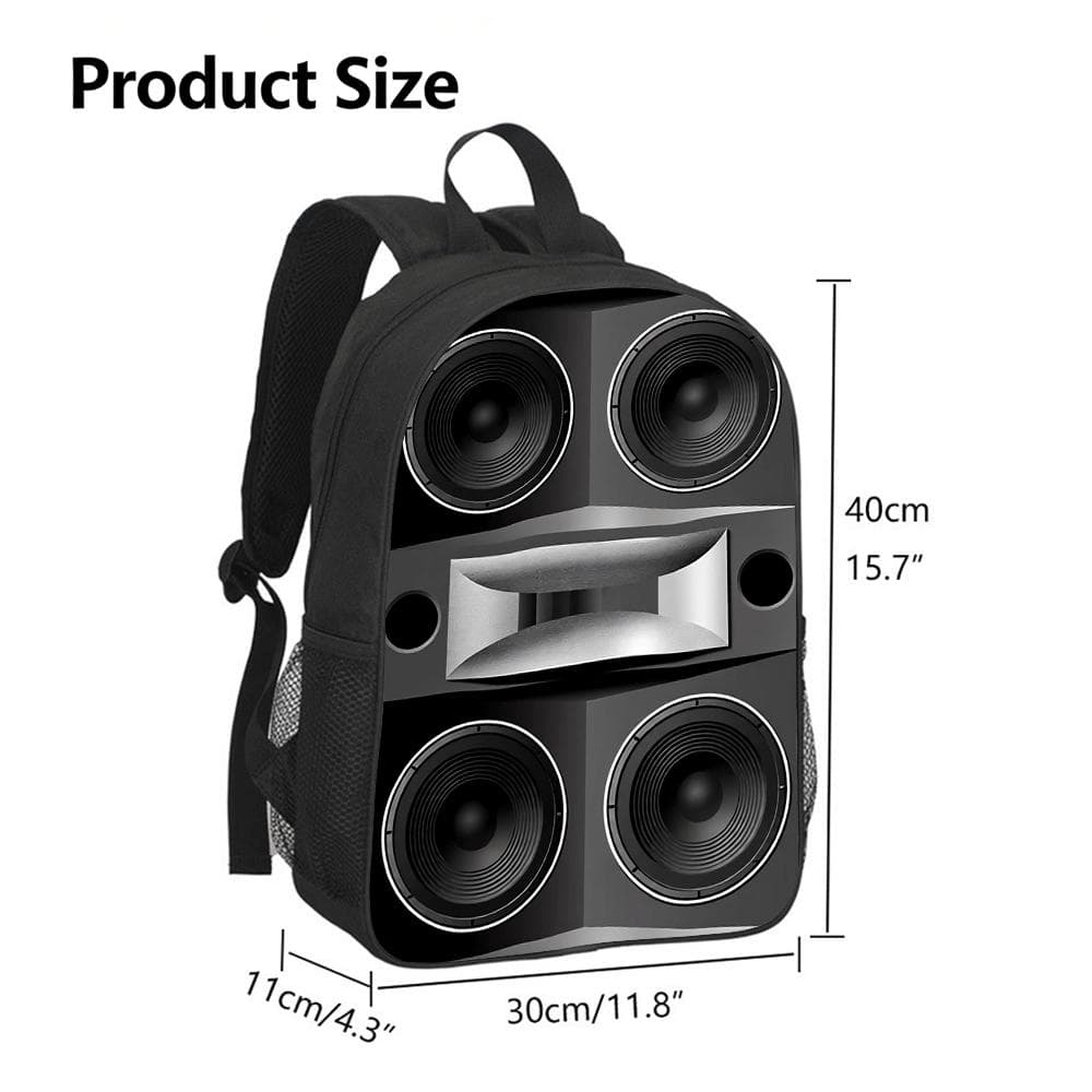 TEMU 4 Speakers And Channel Speaker Setup Backpack - Home Theater Design Casual For Music Lovers And Audiophiles