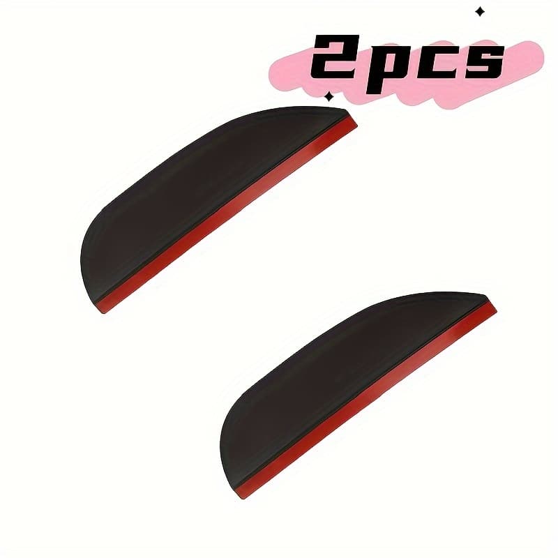 TEMU 2pcs Set Of Silicone Rain Covers For Car Rearview Mirrors