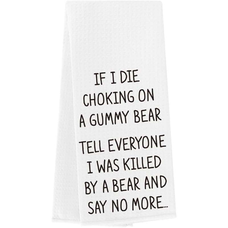 TEMU 1pc 18×26 Inch Kitchen Towels For Adults With Humorous Quotes, Perfect Gifts For Female And Hosts, Ideal For Kitchen And Bathroom Decoration
