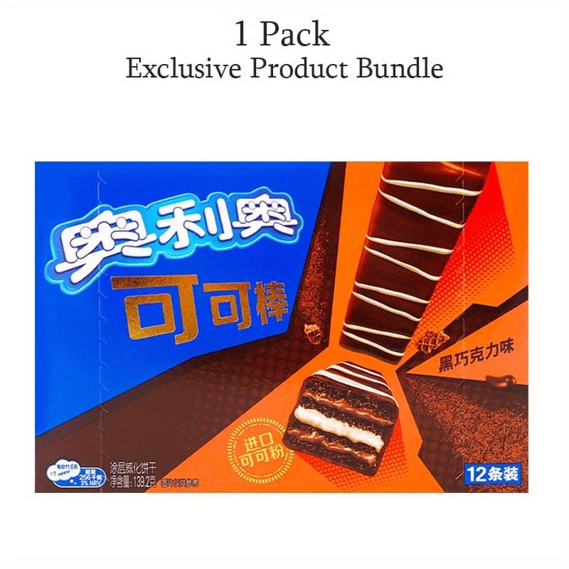 TEMU Cocoa Stick (set Of 12) White Chocolate Flavor, Dark Chocolate Flavor, Milk Chocolate Flavor 4.91oz (139.2g) X 1/ 2 Packs