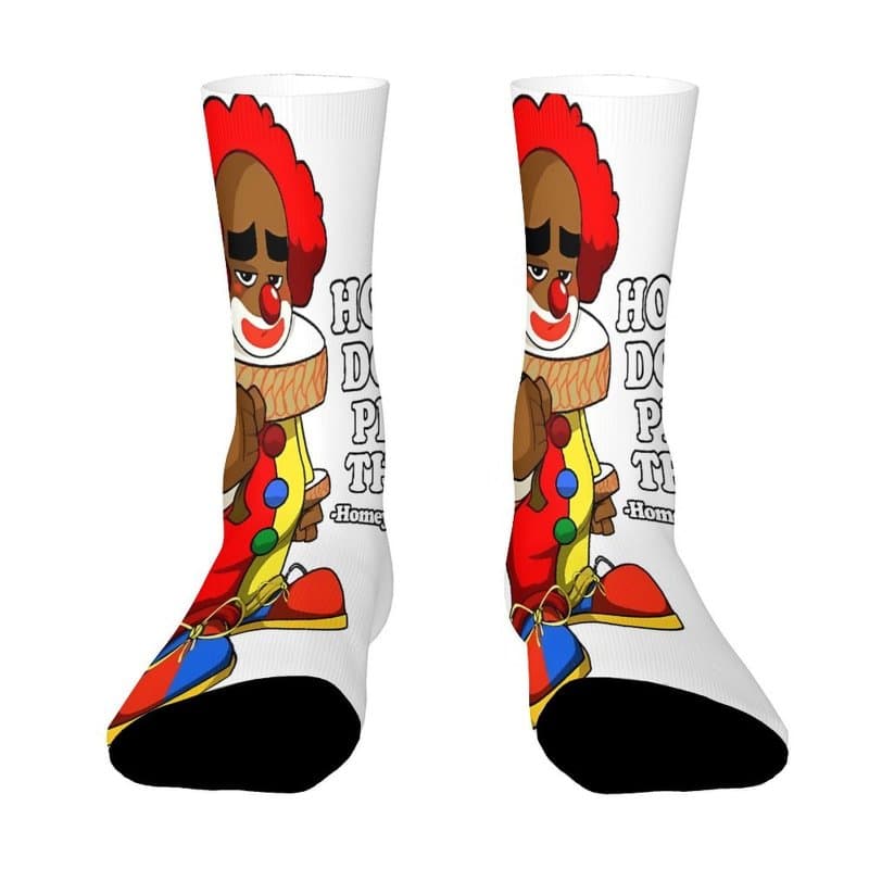 TEMU A Pair Of Unisex Outdoor Socks Featuring A Vibrant With And Colorful Patterns. Mid-calf Socks Are Machine Washable, Perfect For Outdoor Sports Enthusiasts, Trendy And Comfortable, Suitable For