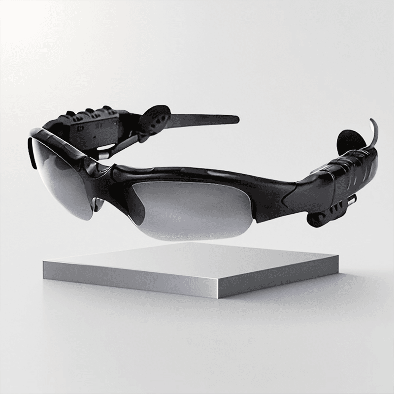 TEMU Wireless Headset With Glasses Microphone, Open-ear Design, Usb Charging, Volume Control Buttons, Bluetooth 5.0