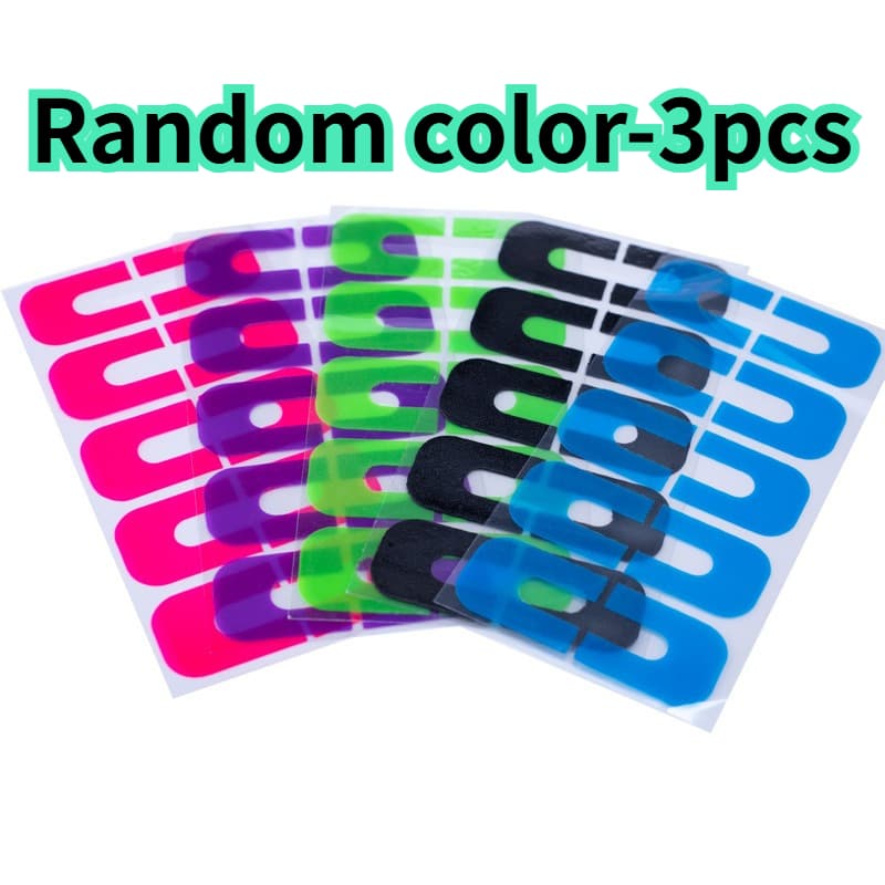 TEMU Random Color-3pcs U-shaped Nail Polish Protector, Flexible Detachable Leather Protector, Suitable For Manicure, Punching And Painting, And Reusable
