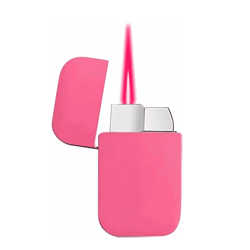 TEMU (without Built-in Butane Gas)1pcs Cute Lighters, Torch Lighters, Outdoor Camping Bbq Candle Windproof Lighters, Metal Lighters, Great Gifts For Girls, Birthday Women,