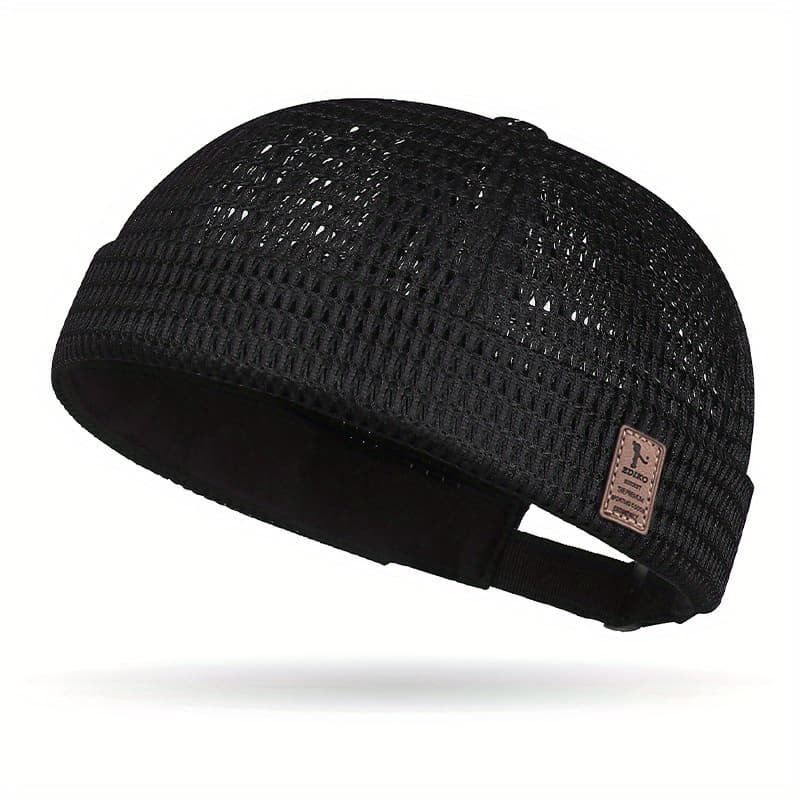 TEMU 's Spring And Summer Lightweight Breathable Large Mesh , A Gourd-shaped Hat For, Suitable For Sports And Fishing, Without A Top, Resembling A Duckbill