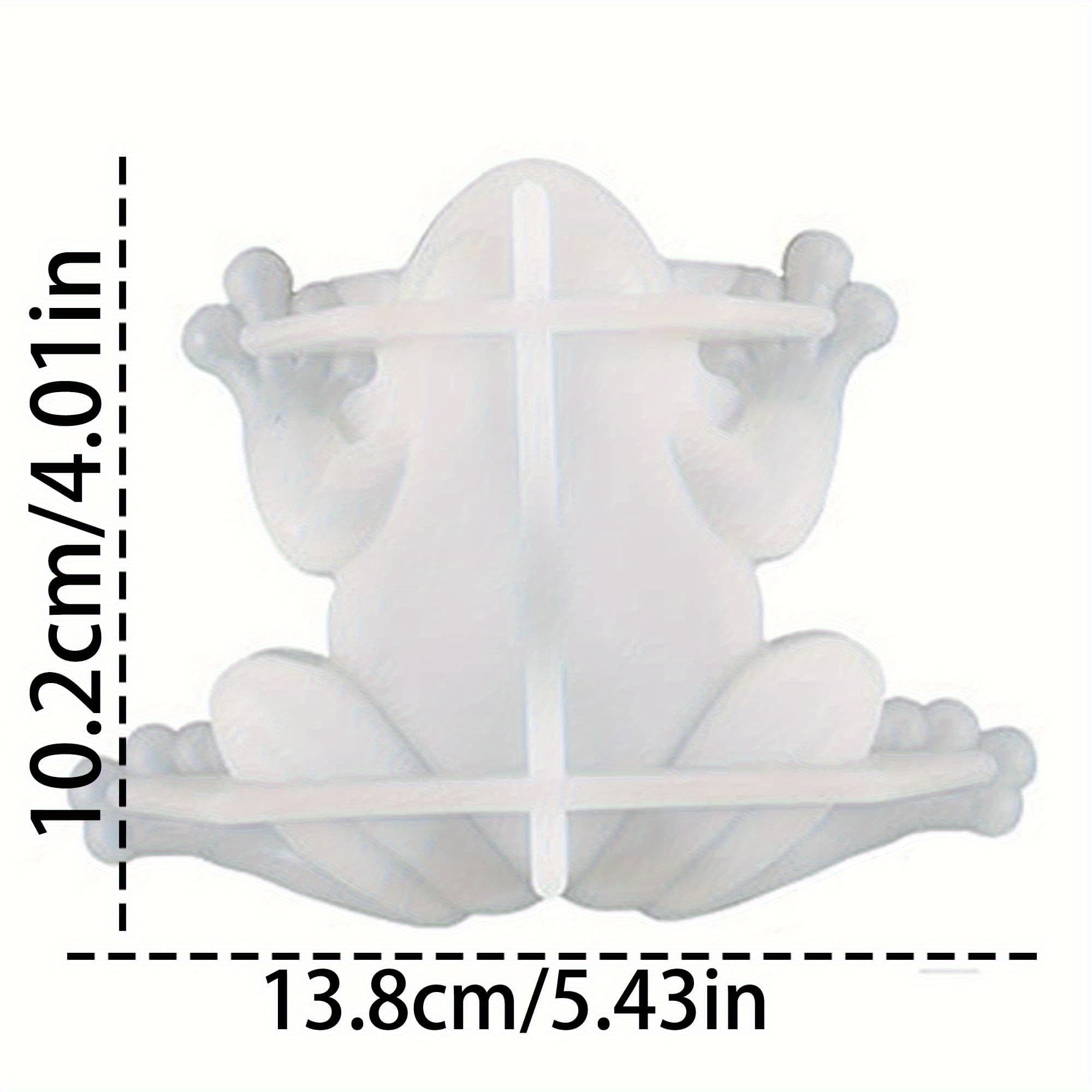 TEMU Frog-shaped Silicone Mold, For Resin Casting, 3d Animal Epoxy Resin Mold, Suitable For Handicrafts, Home Decoration, Ornaments, Gifts, Parties