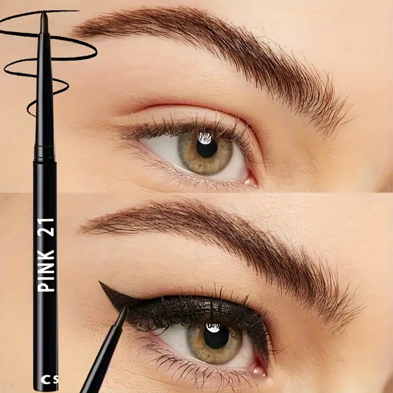 TEMU 5pcs Eyeliner Pen- , , Long-lasting, Transfer-, Rich, Waterproof Eye Makeup