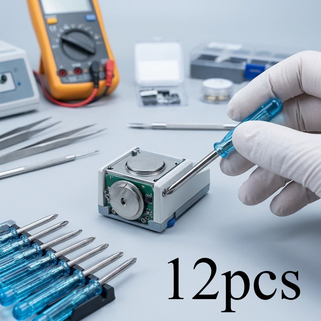 TEMU 12pcs Mini Screwdriver Set, Precision Cross Screwdriver, Portable Hand Repair Tools For Glasses, Watches, Electronics, Toy Maintenance And Diy Projects