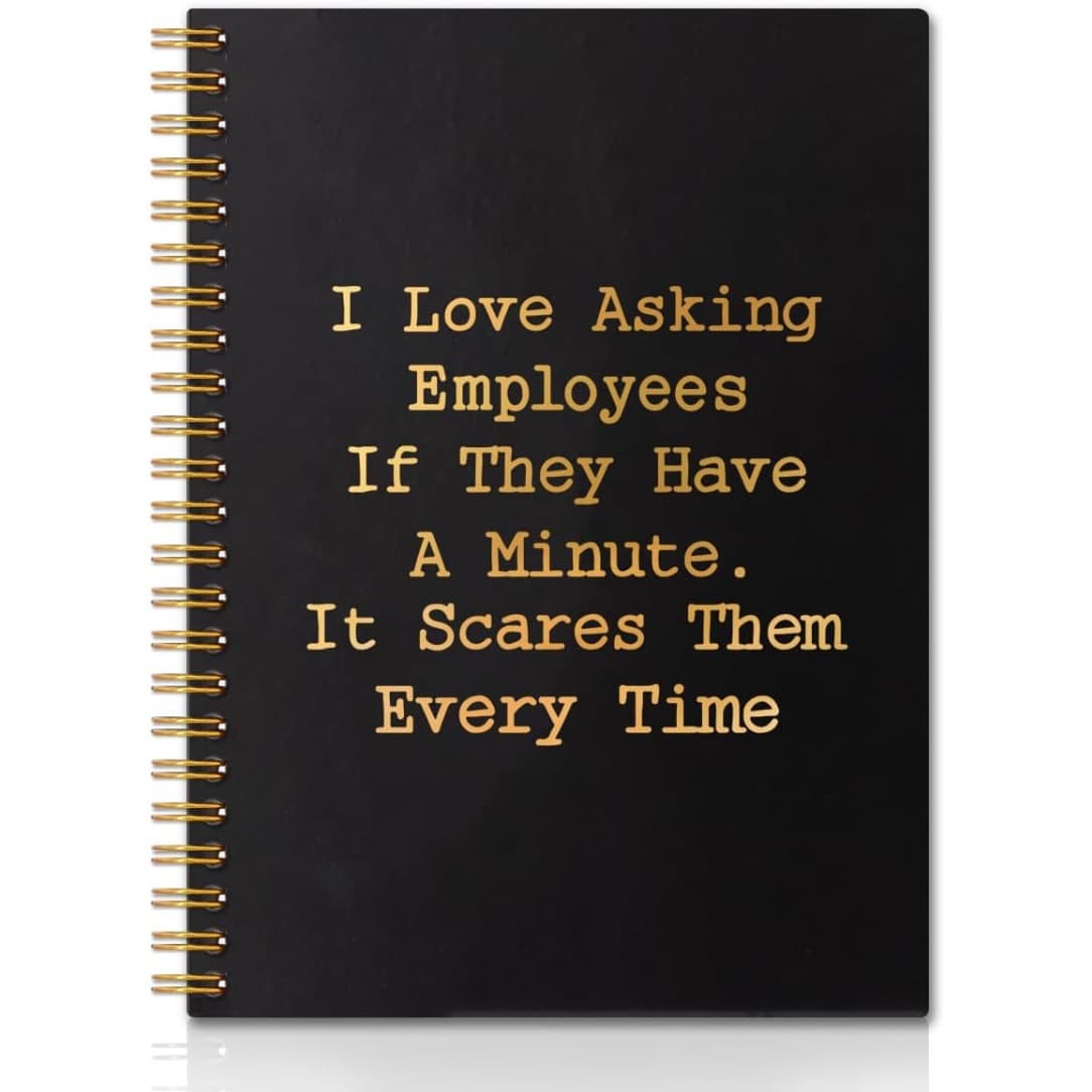TEMU 1pc I Love 5.5 X 8.3 In With Funny Notebooks For Work, Funny Notebooks For Work, Premium -bound Hardcover. College School Supplies, Friend Gifts