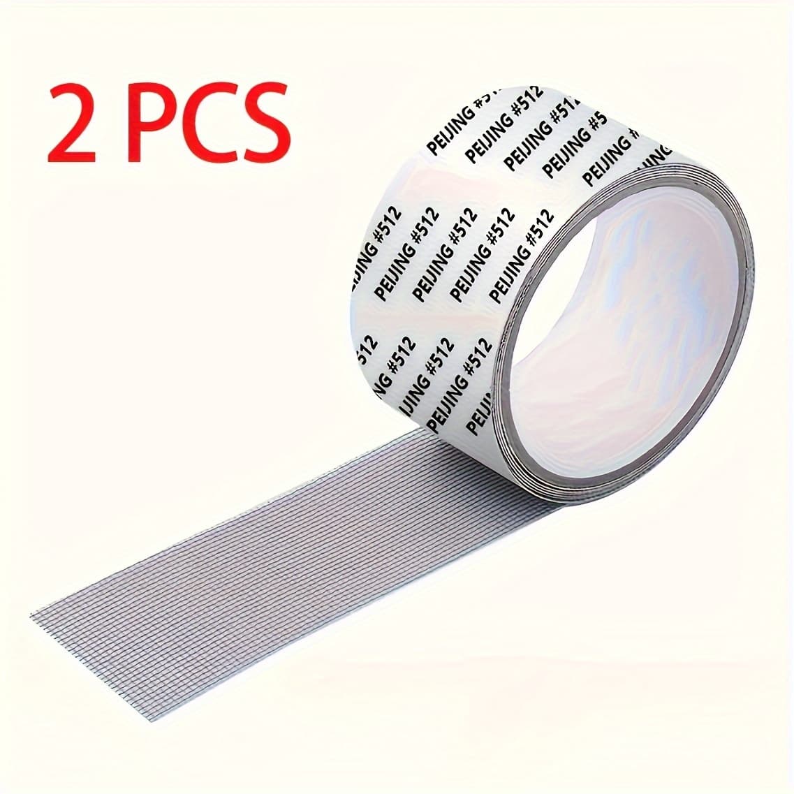 TEMU 2pcs Waterproof Adhesive Screen Repair Tape, Screen Hole Self-adhesive Patch Tape, Dormitory Door/curtain Insect-proof Net Tape, Lengthm/118in