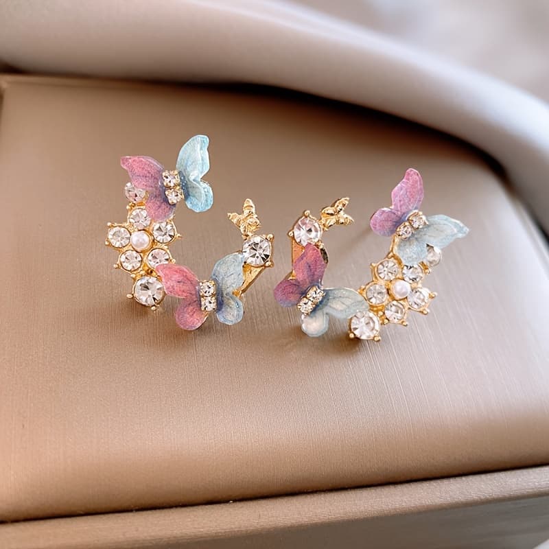 TEMU A Pair Of Round Stud Earrings