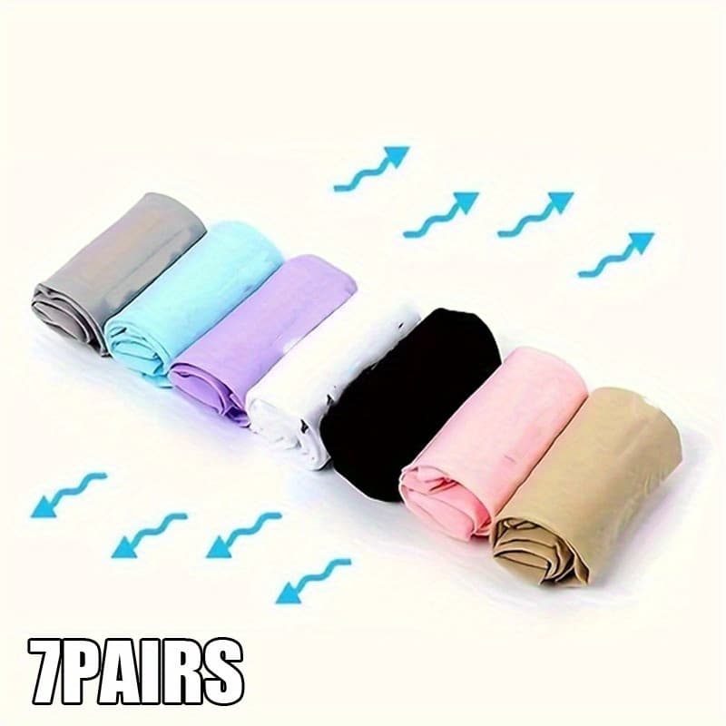 TEMU 7 Pairs Of Breathable And Cooling Nylon Arm Guards For Outdoor Sports For Men And Women, Suitable For Cycling, Hiking, Etc., , Moisture Wicking, , Elastic Material, A Must-have For Fitness.