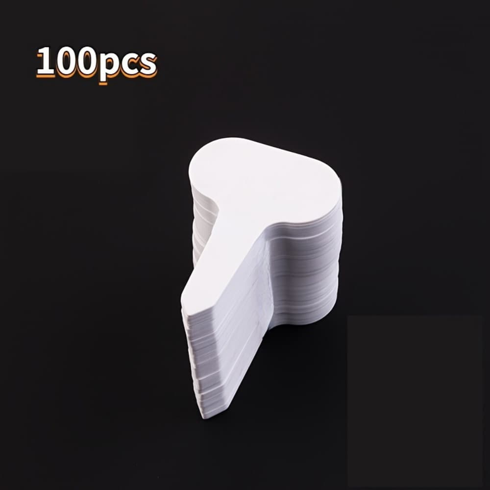 TEMU 100pcs, Plastic Plant Tag Nursery Outdoor Garden Plant Label Outdoor Garden Plant Label, Waterproof Label, Reusable Plant Tag Hanging For Marking Plant Garden Household Items