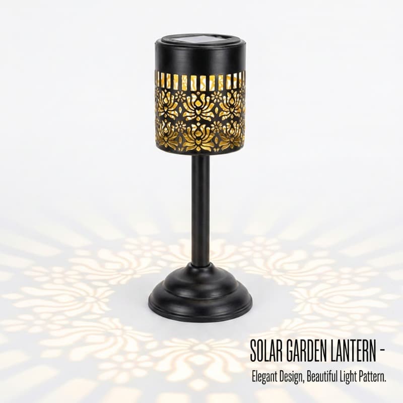 TEMU Solar-powered Led Outdoor Lighting | Peony-shaped Desk Lamp, Suitable For Outdoor Patios And Gardens, Ip44, Metal, Flower Theme, Solar Charging