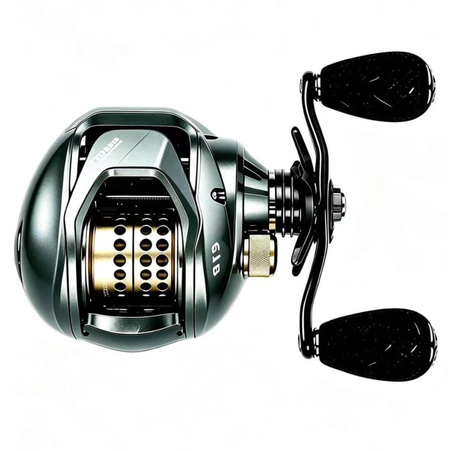 TEMU Outdoor Road Water Drop Wheel Carbon Body Lightweight Fishing Gear Water Drop Reel Fiber Sea Fishing Wheel For Long Cast Anti-backlash Baitcasting Reel
