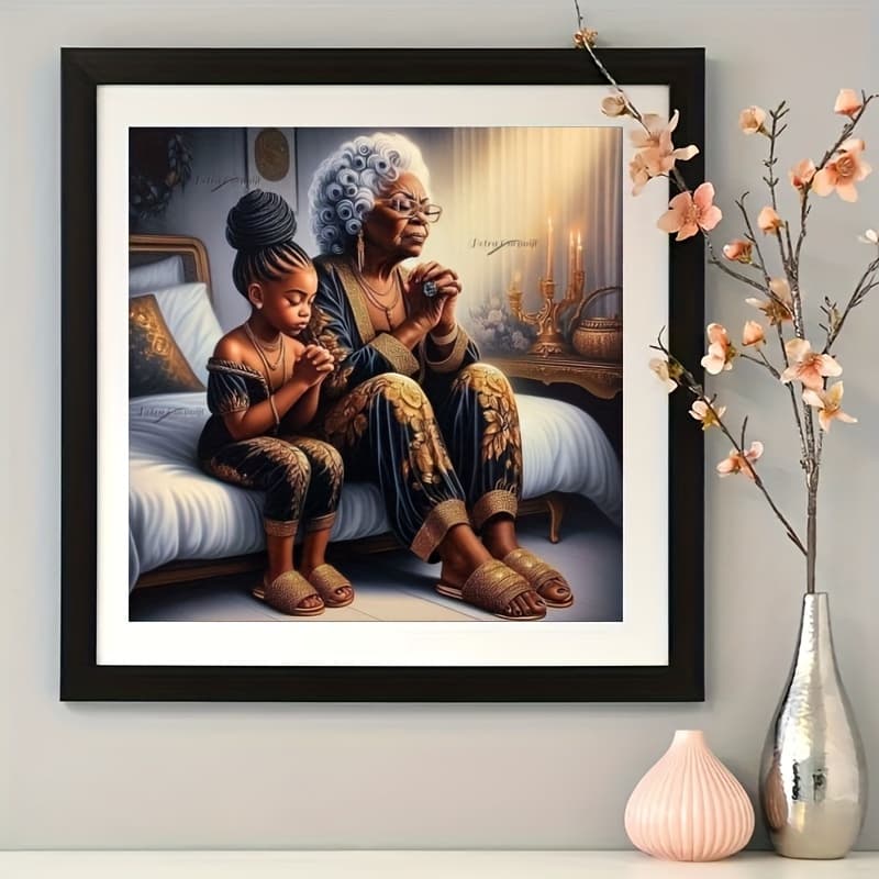 TEMU 5d Painting Kit, Round Art Set Wall Decoration And Home Additions - Frameless Handmade