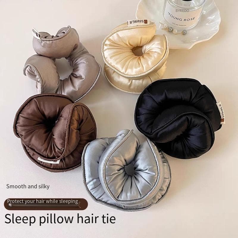 TEMU 2pcs Of Super Headbands In Random Colors| 3d Thickened Large Hair Tie, Simple And Versatile, Suitable For Bun And Low Ponytail Styles, A Must-have For Sleeping.
