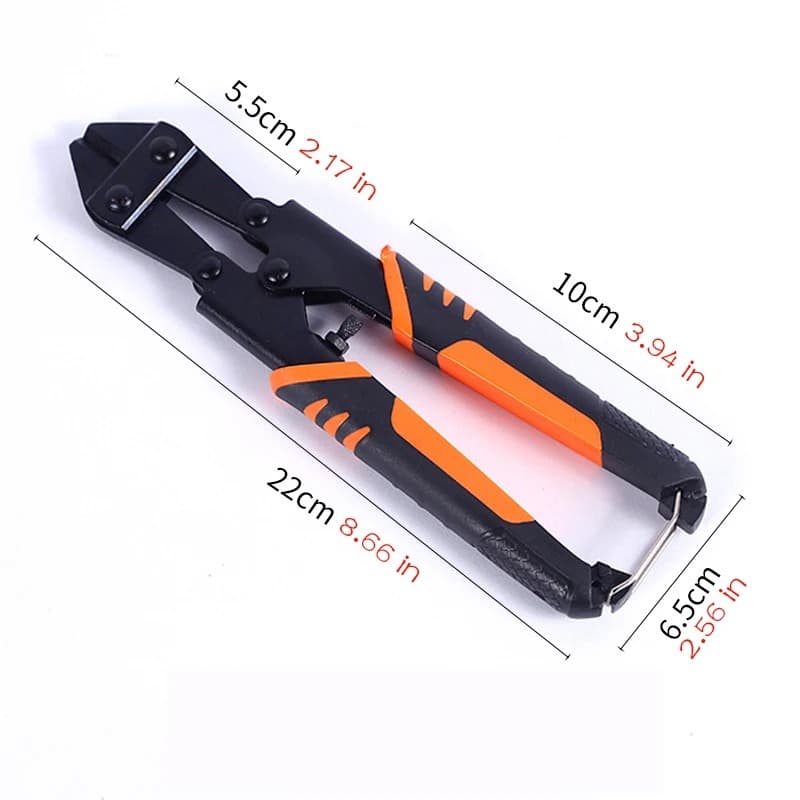 TEMU Industrial-grade Multi-functional Steel Wire Cutter - Labor-saving Steel And Copper Cutters, Suitable For Home Decoration, Construction And Handicrafts, Re Cutting, Mini Scissors