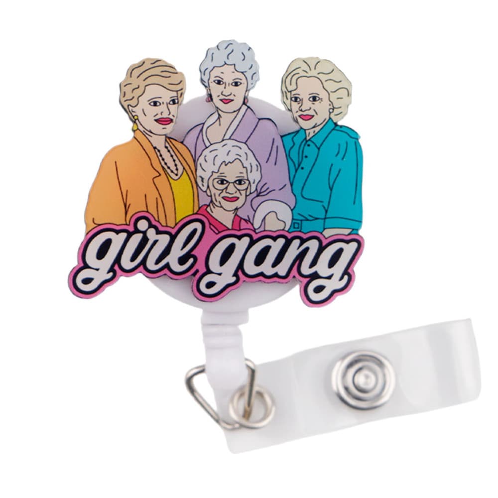 TEMU 2d Retractable Id Card Holder Reel With Cute Cartoon Design, Nurse Hospital Badge Holder Office Lanyard 1pc