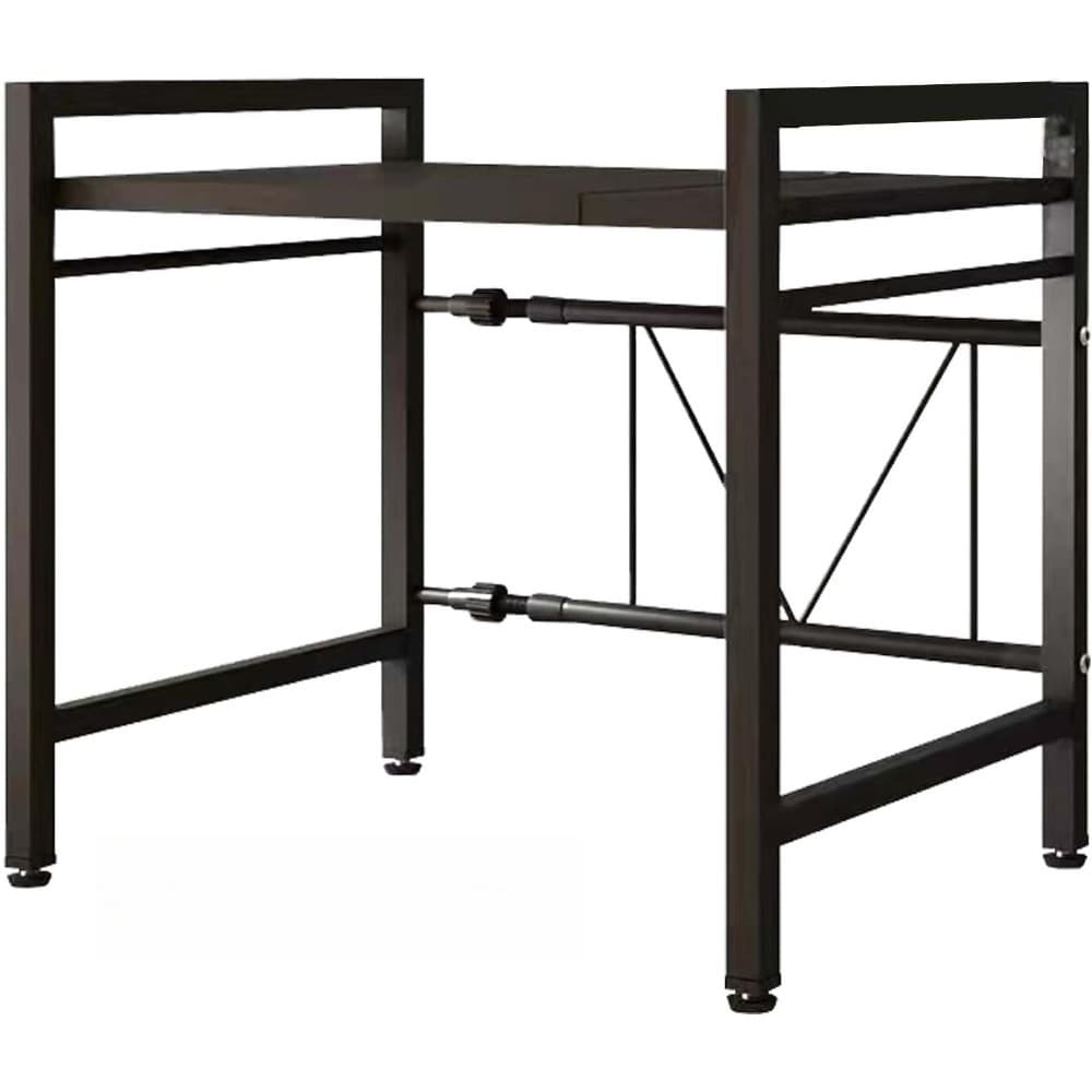 TEMU Adjustable And Extendable Microwave Stand With Storage Shelf, Kitchen Countertop Organizer Rack