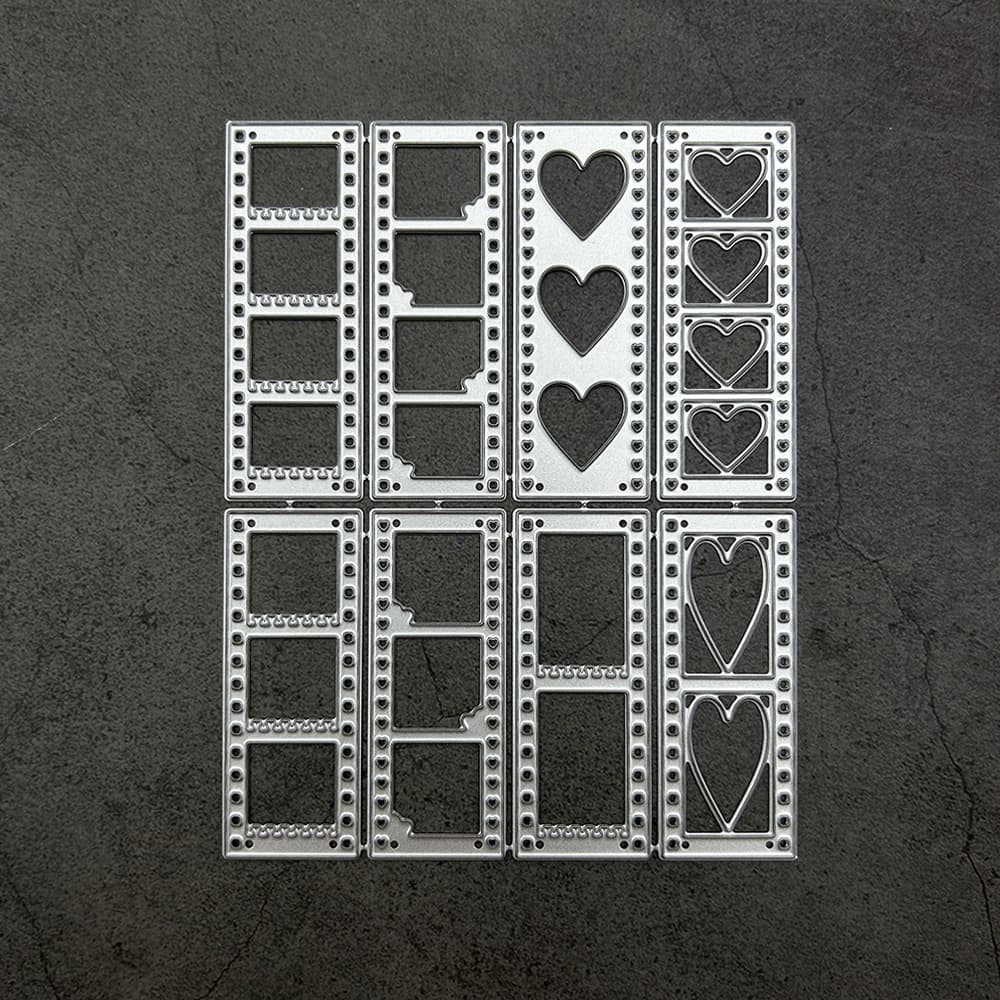 TEMU [valentine's Day] 1pc Film Frame Cutting Die, Scrapbooking Cutting Album In , Metal Stencil For Card Envelope Vintage
