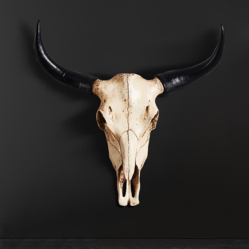 TEMU The Stunning Artificial Simulated Cow Wall Hanging! Creative Decoration For Living Room, Bedroom, Office, And Bar Background Walls