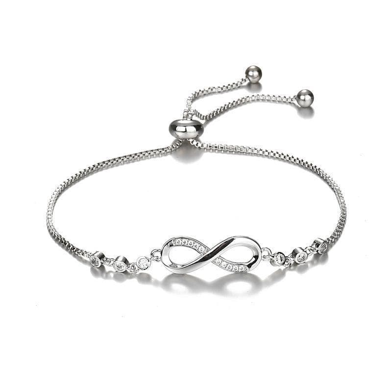 TEMU Geometric 8-shaped Bracelet For Women, Easy And Fashionable, Adjustable And Pull-out Bracelet Bracelet Additions