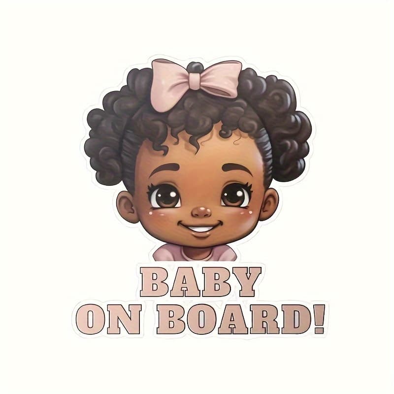 TEMU Durable Pvc In 2d Flat Design Serve As Cartoon Safety Reminders, Perfect For Parents Driving With Kids