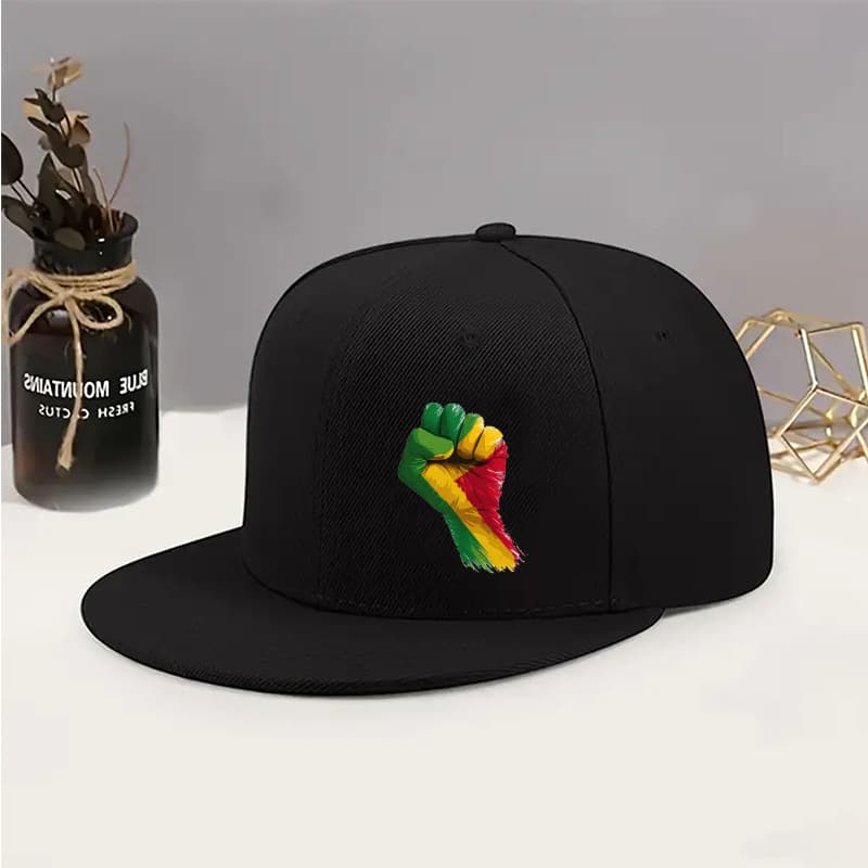 TEMU Adjustable Hip-hop Baseball With Design - Breathable, Suitable For Spring And Autumn, Perfect For Travel And Beach Parties, Unisex Fashion Trend Versatile Flat Brimmed Hat