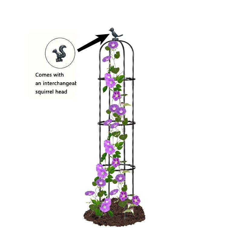 TEMU Garden Trellises For Climbing Plants Outdoor, Garden Trellis For Indoor Plant Supports For Potted Plants, Vegetables And Fruits, Round Trellis For Climbing Vines And Plant Trellis For Flowers