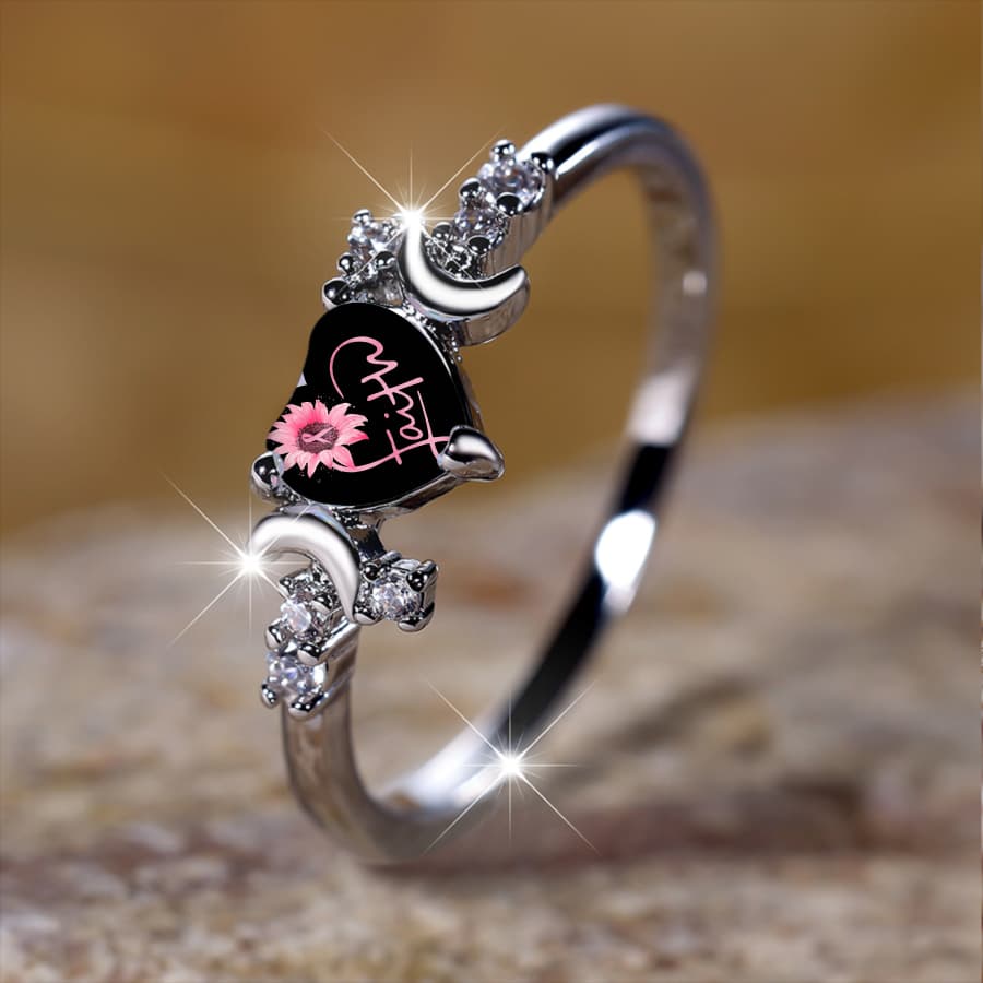 TEMU 1pc Faith Rings Sunflower Rings Heart Rings Openwork Rings Heart Rings Rings Floral Rings Jewelry Accessories Unique Jewelry Christmas Gifts Valentine Gifts Everyday Gifts Easter Gifts