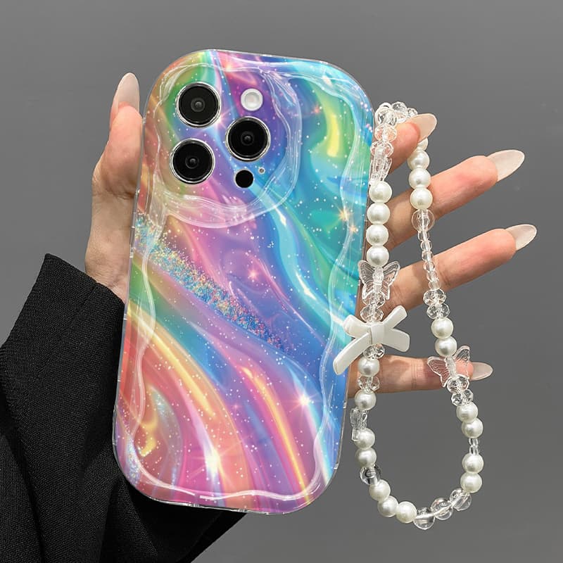 TEMU Phone Case - A Transparent Phone Case With A Anti-drop Design Featuring Anime Patterns, Compatible With For Series 11/12/13/14/15/16/17 Pro Max And Series A05/a15/a25/a35/a55/s23/s24 Ultra