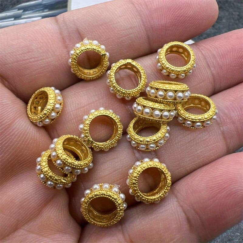 TEMU 10pcs Universe Ring Accessories, End Connectors For Bracelets And Necklaces, Jump Rings, Jewelry Findings