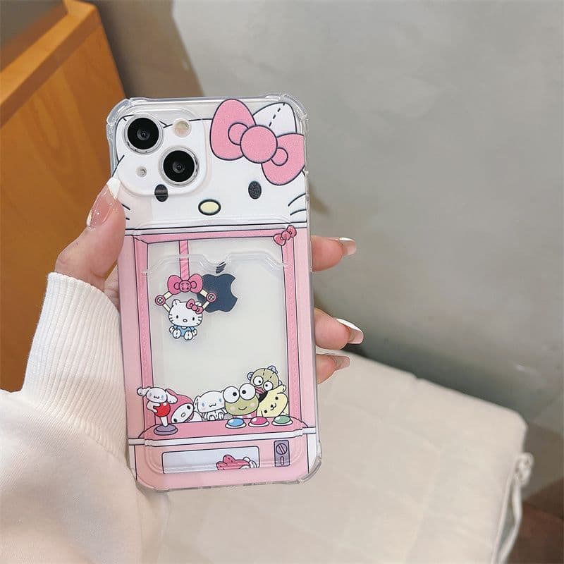 TEMU Card Holder Phone Case, Shockproof And Drop-proof, Compatible With Iphone16 16pro 16promax 15pro 15promax14 14promax 11 Xr