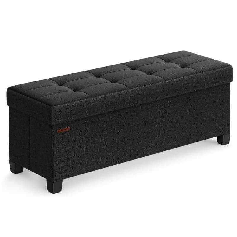 TEMU Storage Ottoman Bench That Folded, Suitable For The Living Room And Bedroom, Measuring 43.2 By 15.5 By 15.2 Inches