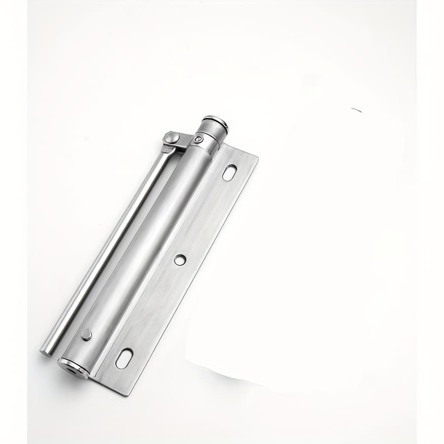 TEMU Stainless Steel Automatic Door Closer, Adjustable Spring, Mute Operation, Hidden Closing Mechanism For Residential Use