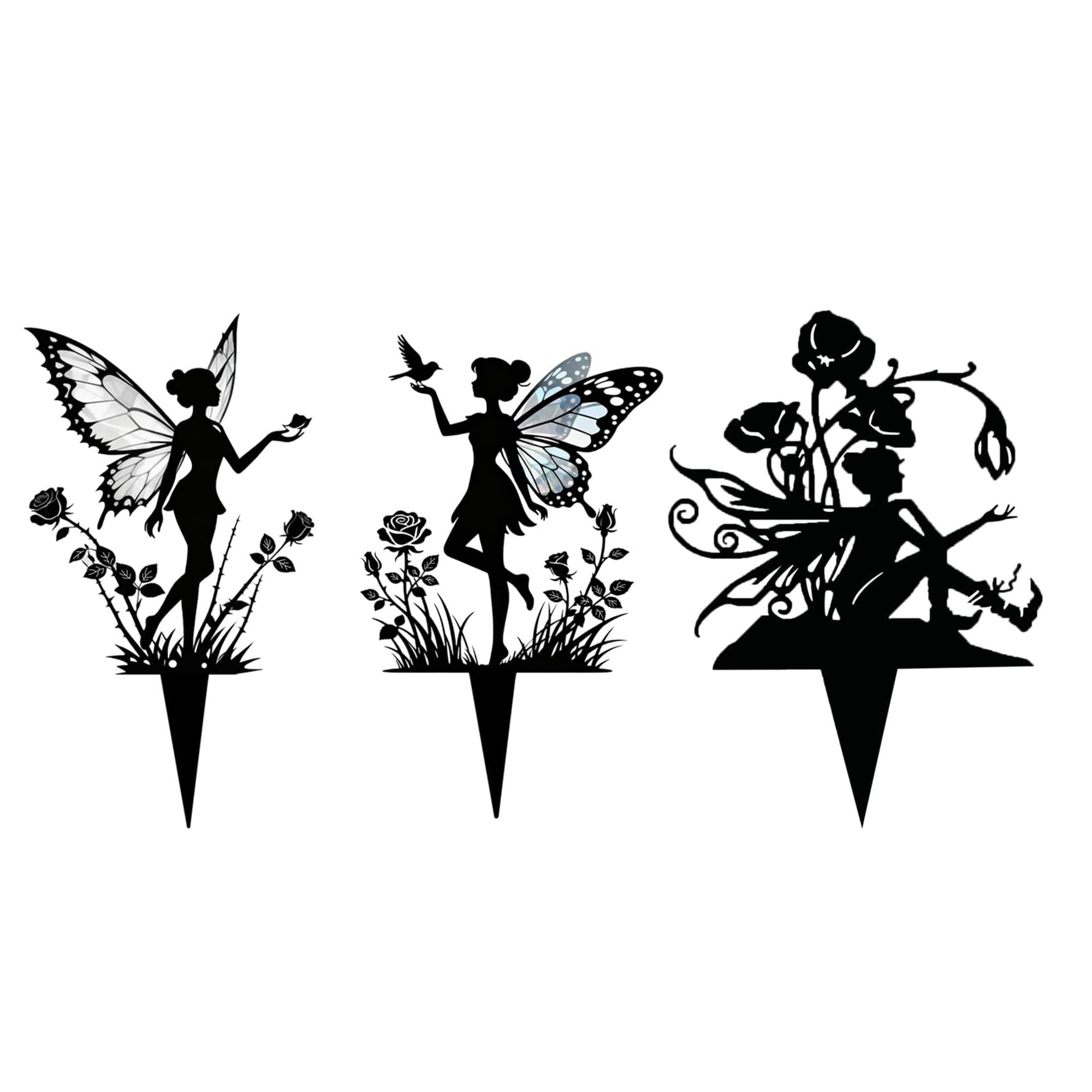 TEMU 2d Flat - 【2d Flat】 2d Flat - [2d Flat] [2d Flat] Outdoor Decorative Garden Sign Durable Acrylic Sculpture, Suitable For Courtyards, Lawns, Flower Beds, Patios, And